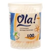 Ватные палочки "Ola", 100 шт артикул 1738b.